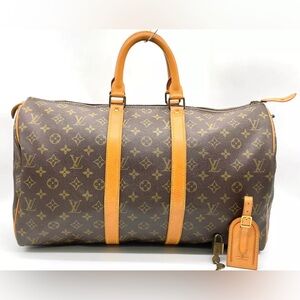 Louis Vuitton Monogram Keepall 45 weekend bag